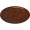 Ekena Millwork Artis Ceiling Medallion, Hand-Painted Burnished Mahogany Crackle, 27 1/8"OD x 2 5/8"P CM27ARBMC - alternate 3